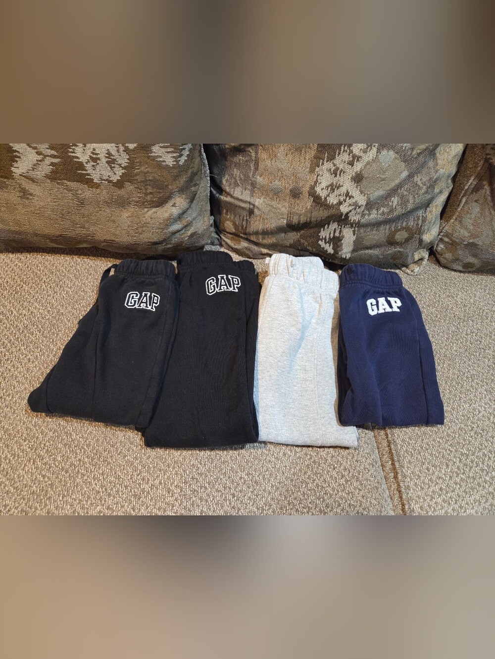 GAP Kids Sweatpants Bundle  Black, Gray, Navy